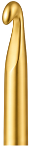 Crochet hook tip, 4.0 mm size